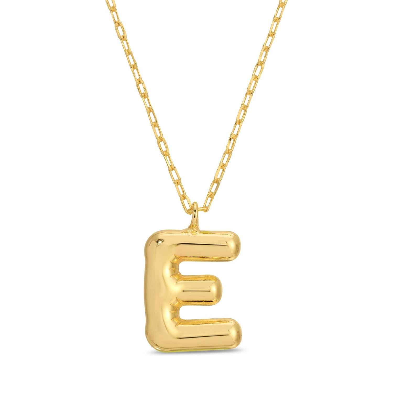 Large Balloon Initial Pendant - Splendid Iris
