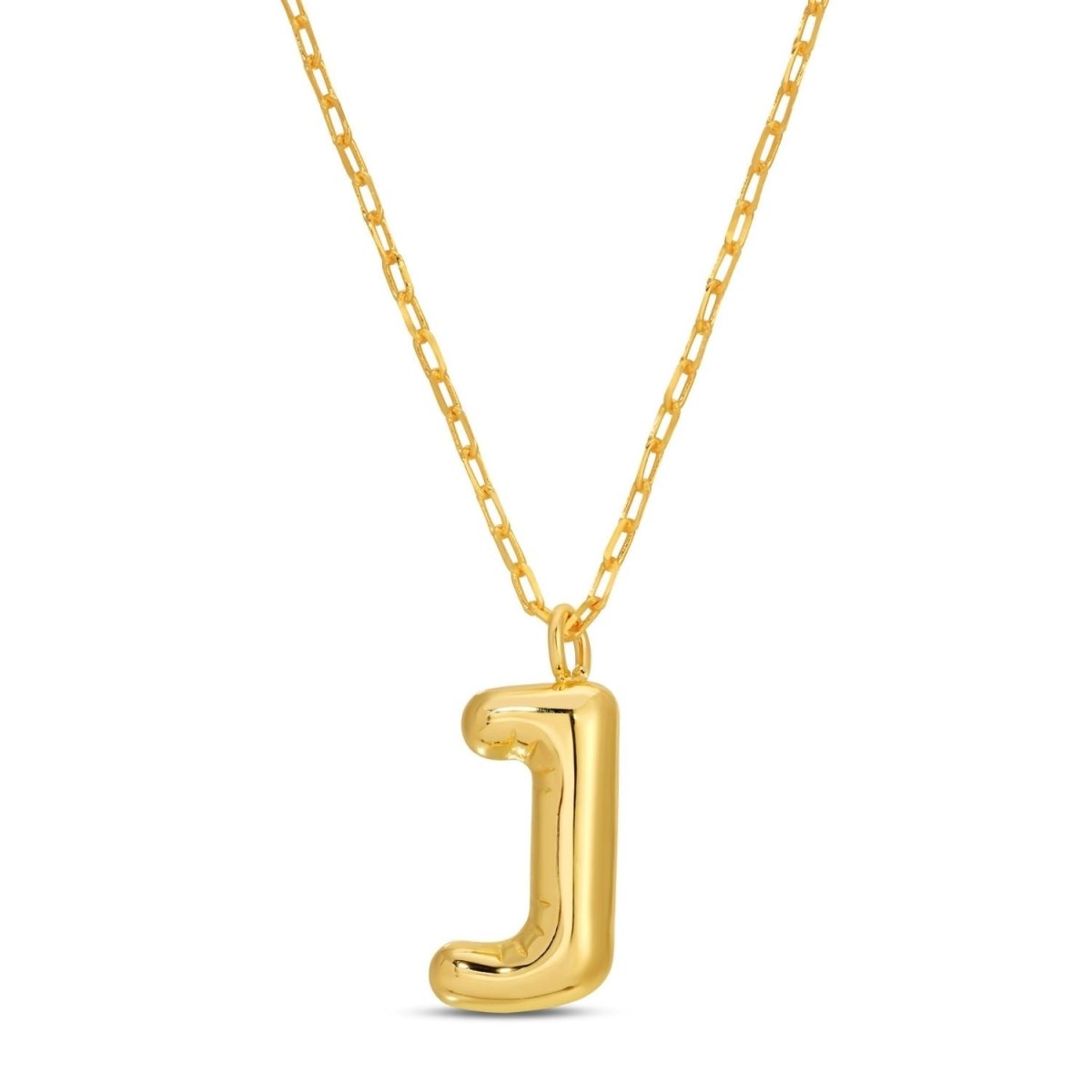 Large Balloon Initial Pendant - Splendid Iris