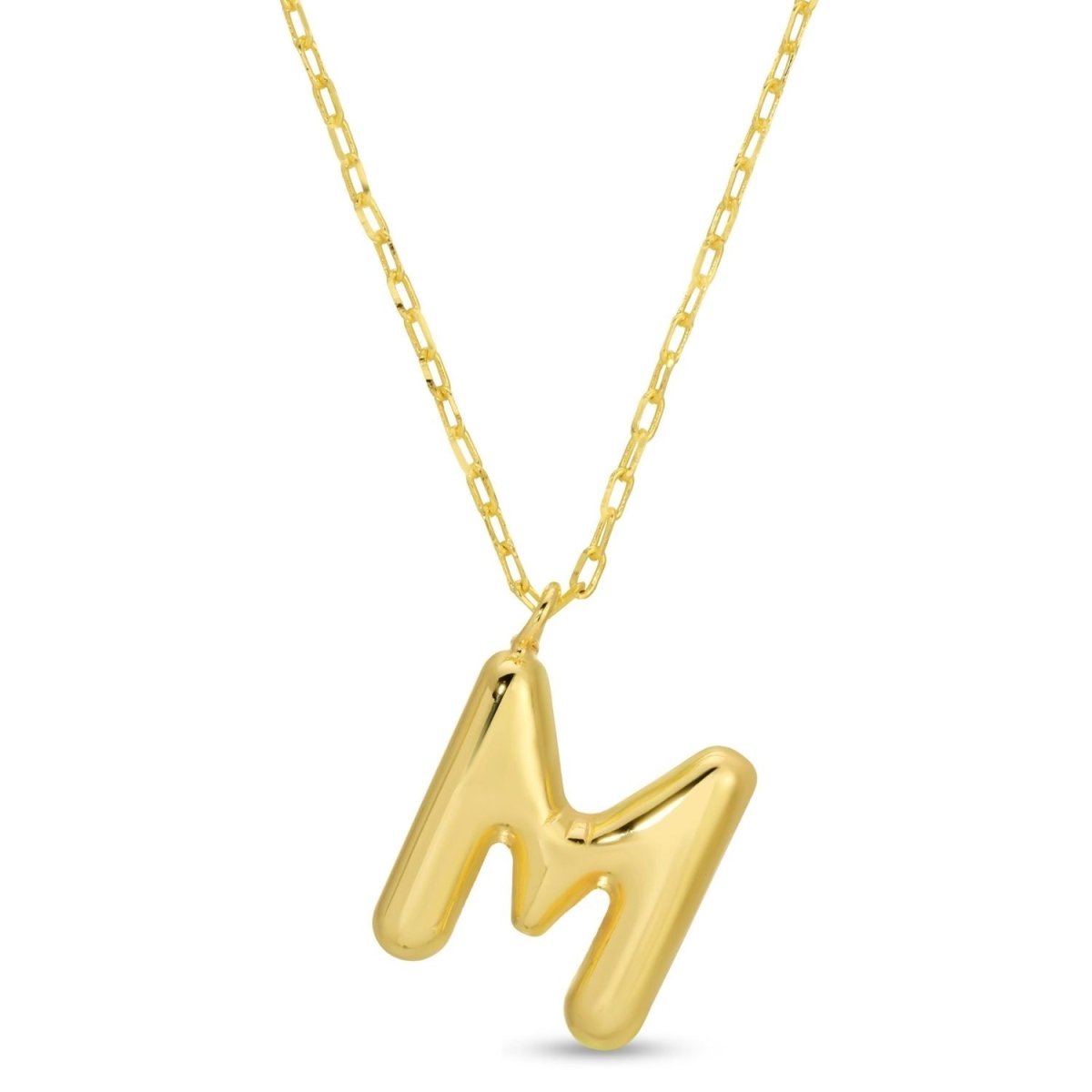 Large Balloon Initial Pendant - Splendid Iris