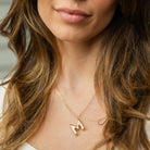 Large Balloon Initial Pendant - Splendid Iris