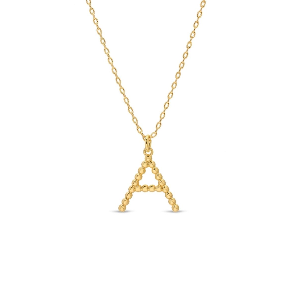 Delicate Initial Pendant - Splendid Iris