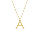 Delicate Initial Pendants - Splendid Iris