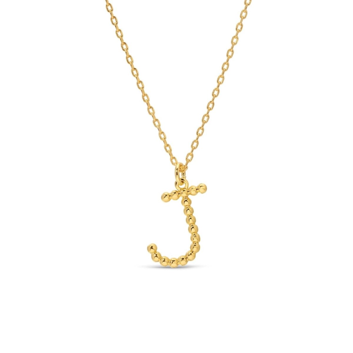 Delicate Initial Pendant - Splendid Iris