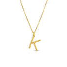 Delicate Initial Pendants - Splendid Iris