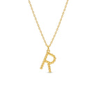 Delicate Initial Pendants - Splendid Iris