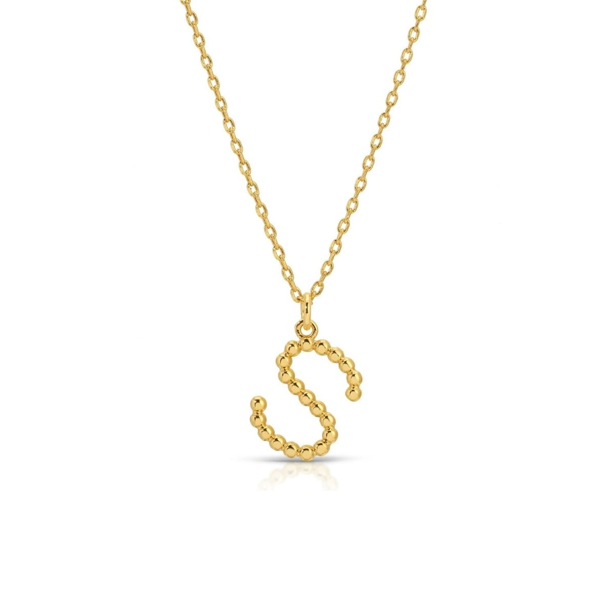 Delicate Initial Pendant - Splendid Iris