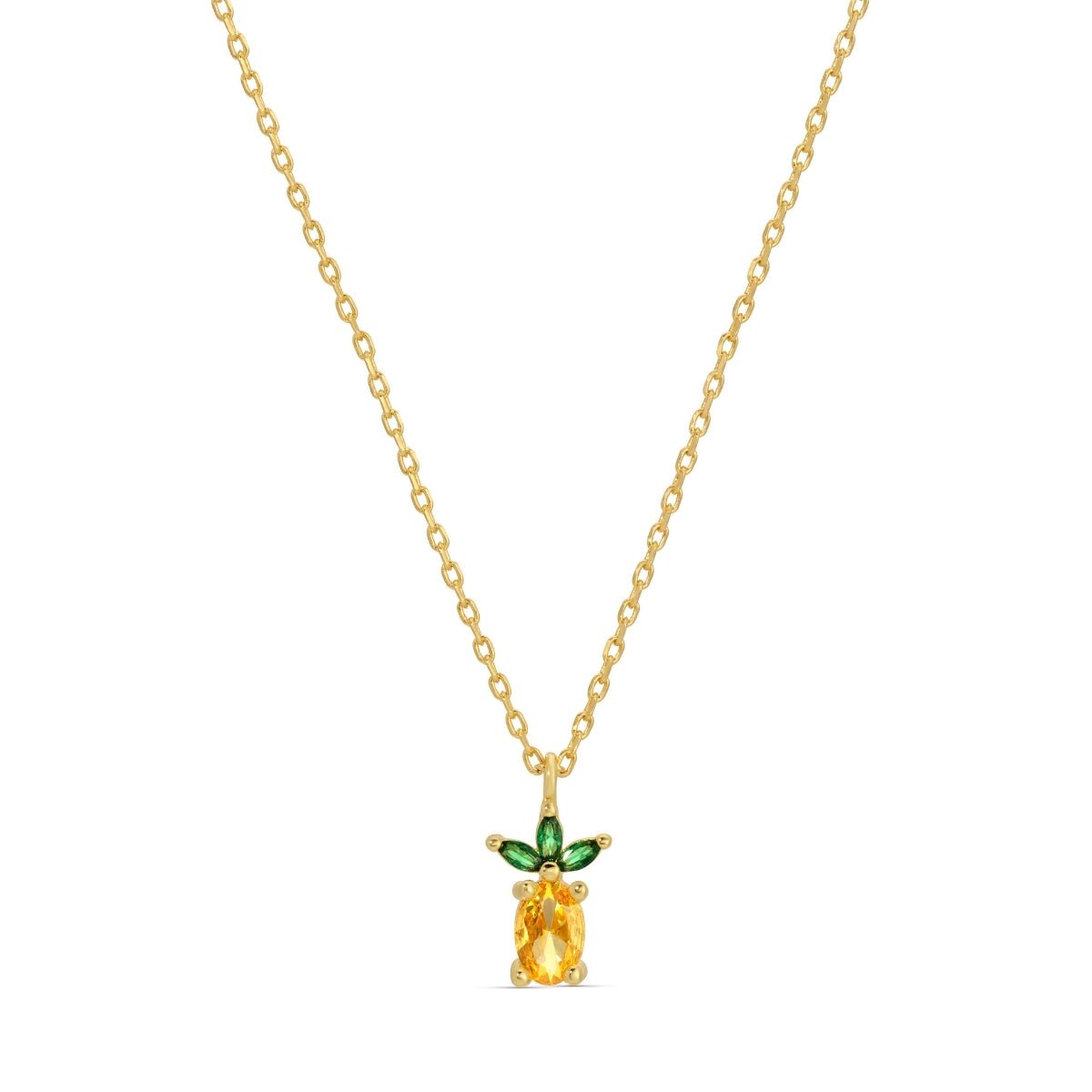 Delicate Pineapple Necklace - Splendid Iris