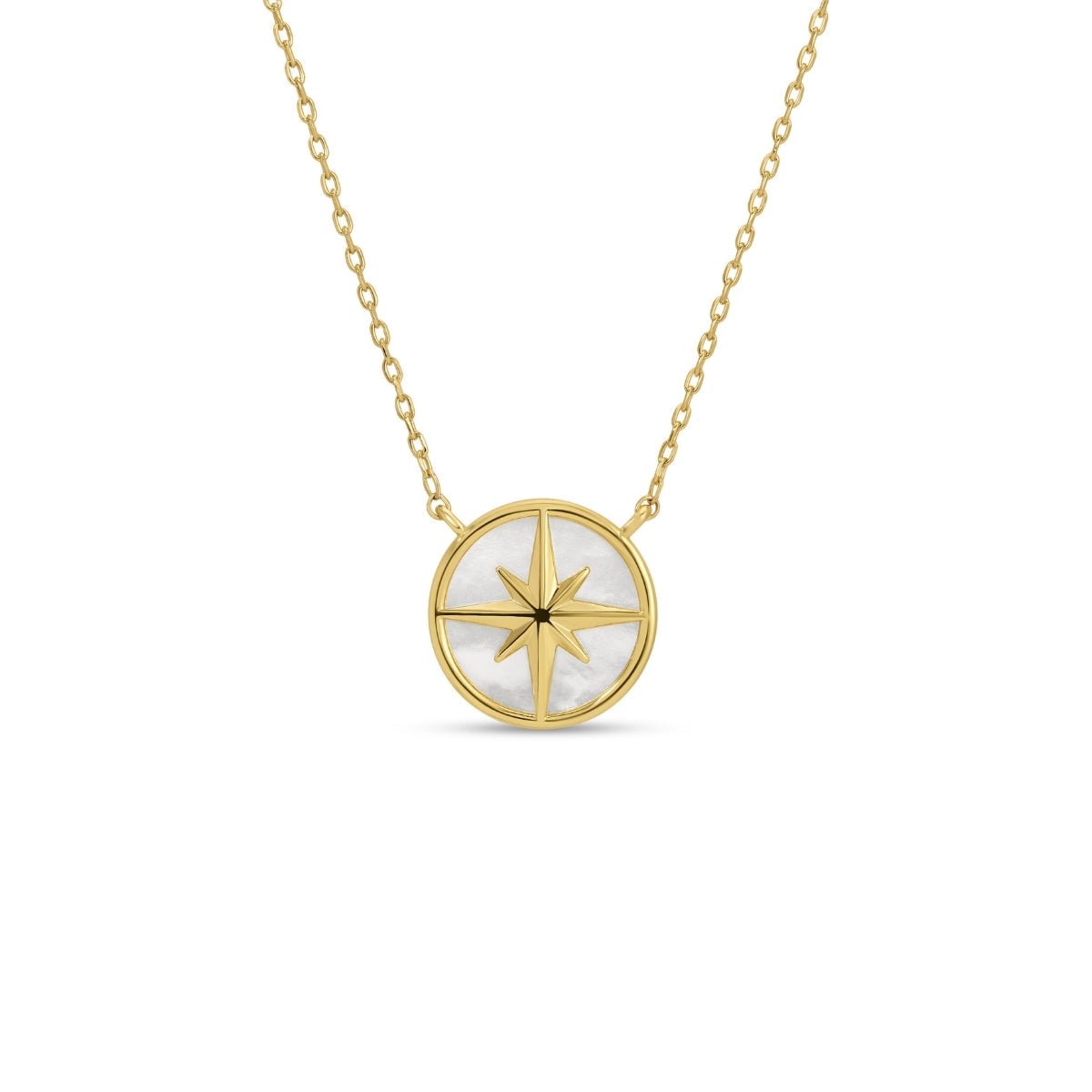 Shell Sundial Pendant Necklace - Splendid Iris