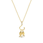Hooked on You Fish Pendant Necklace - Splendid Iris