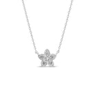 Petite Plumeria Flower Necklace - Splendid Iris