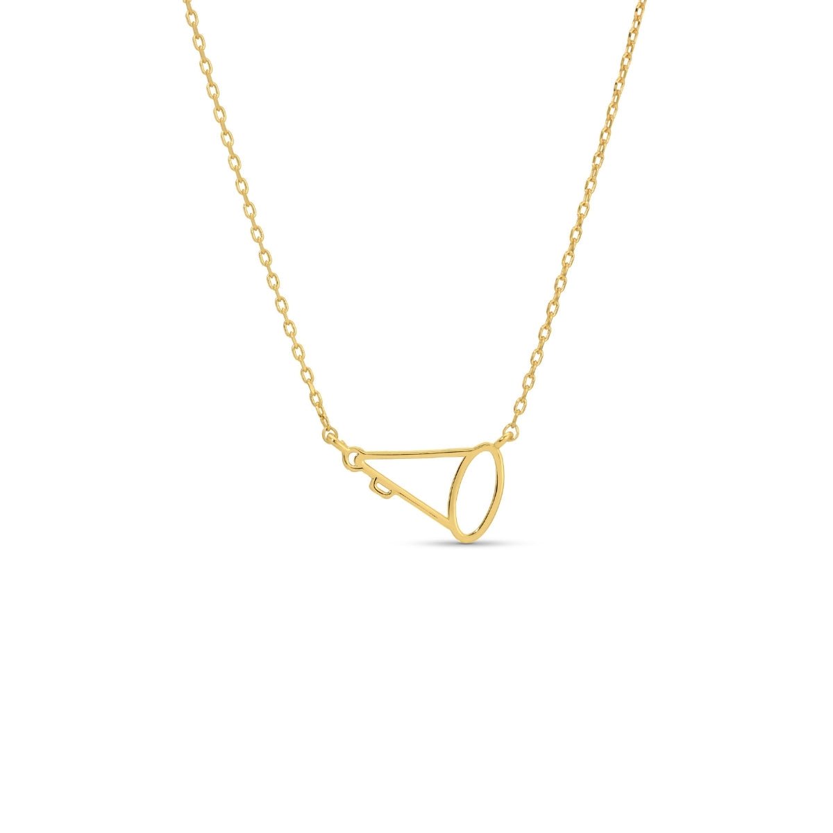 Megaphone Petite Sports Necklace - Splendid Iris