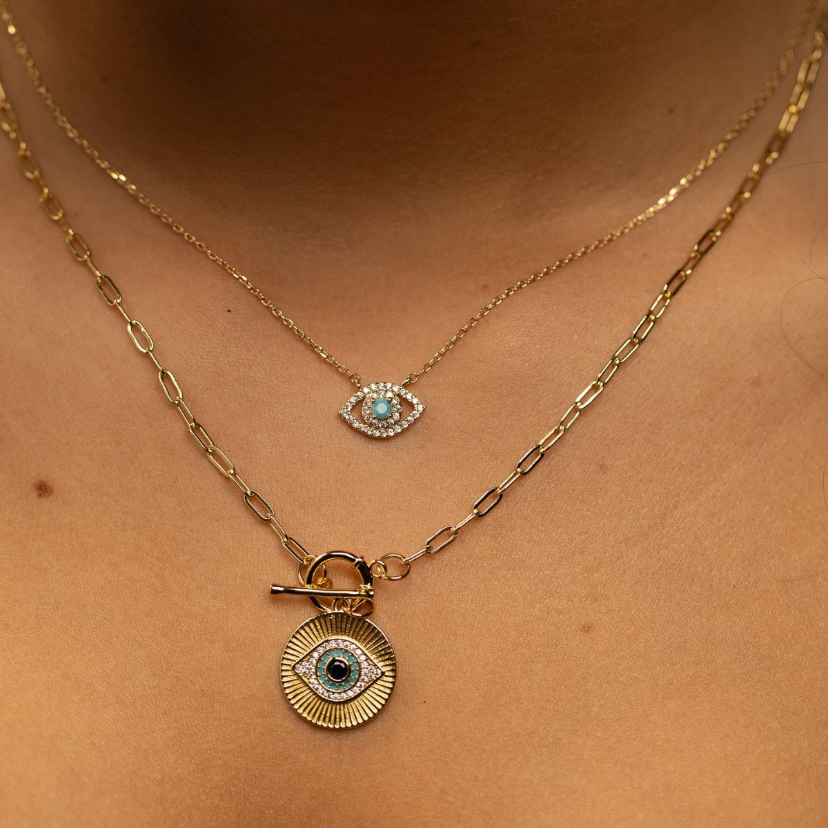 Small Evil Eye Necklace - Splendid Iris