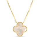 Large Quatrefoil Necklace - Splendid Iris