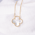 Large Quatrefoil Necklace - Splendid Iris