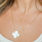 Large Quatrefoil Necklace - Splendid Iris