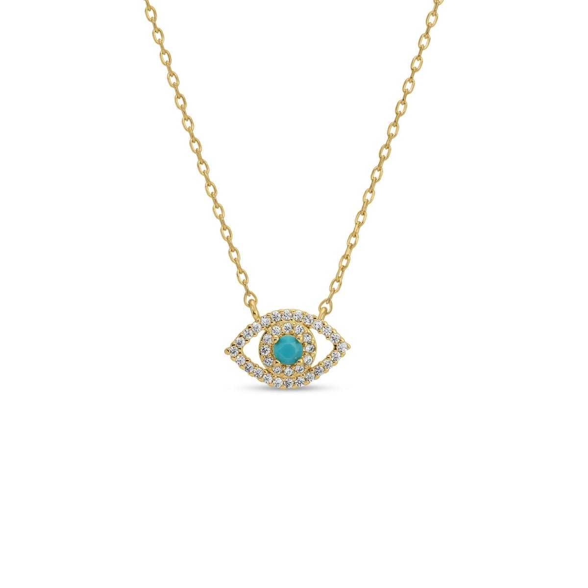 Small Evil Eye Necklace - Splendid Iris
