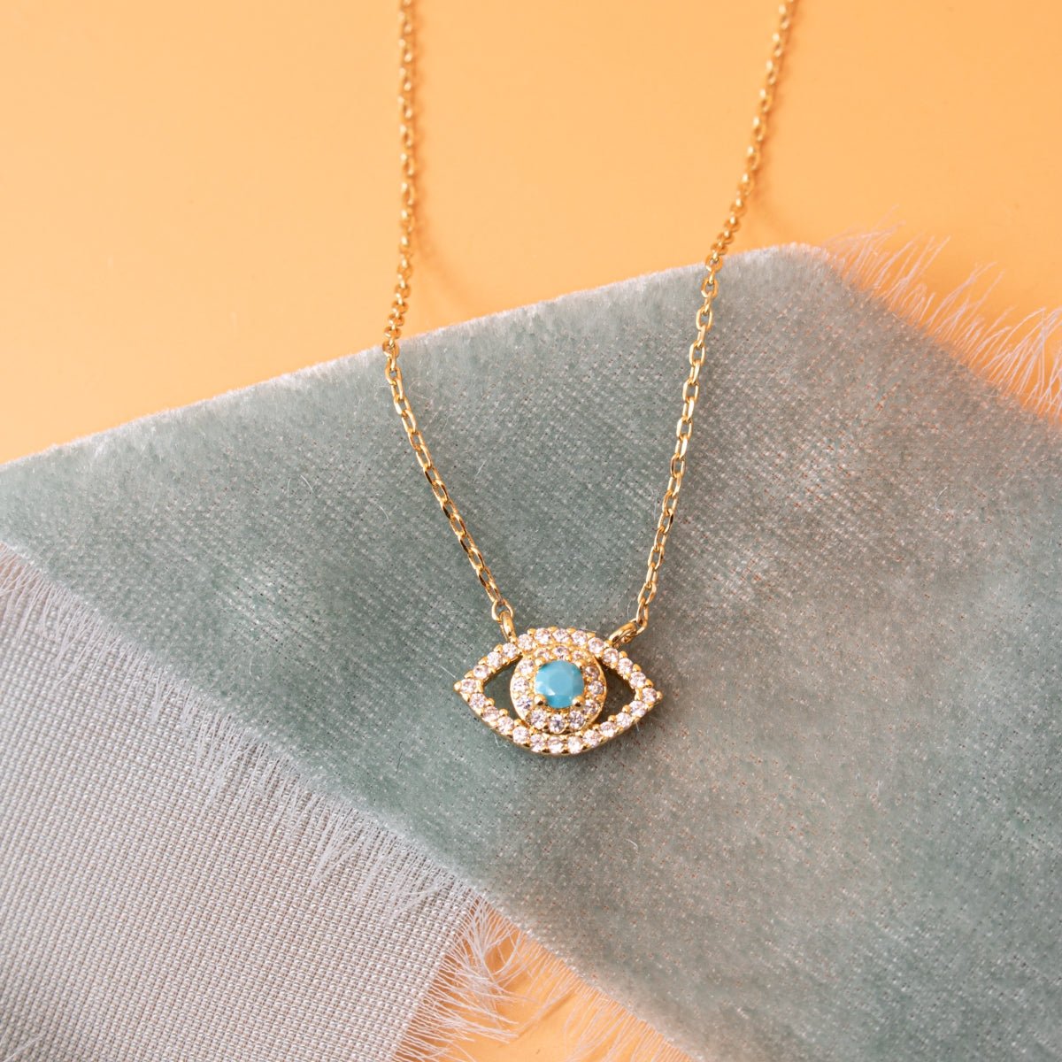 Small Evil Eye Necklace - Splendid Iris