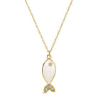 Fish Pendant Necklace - Splendid Iris