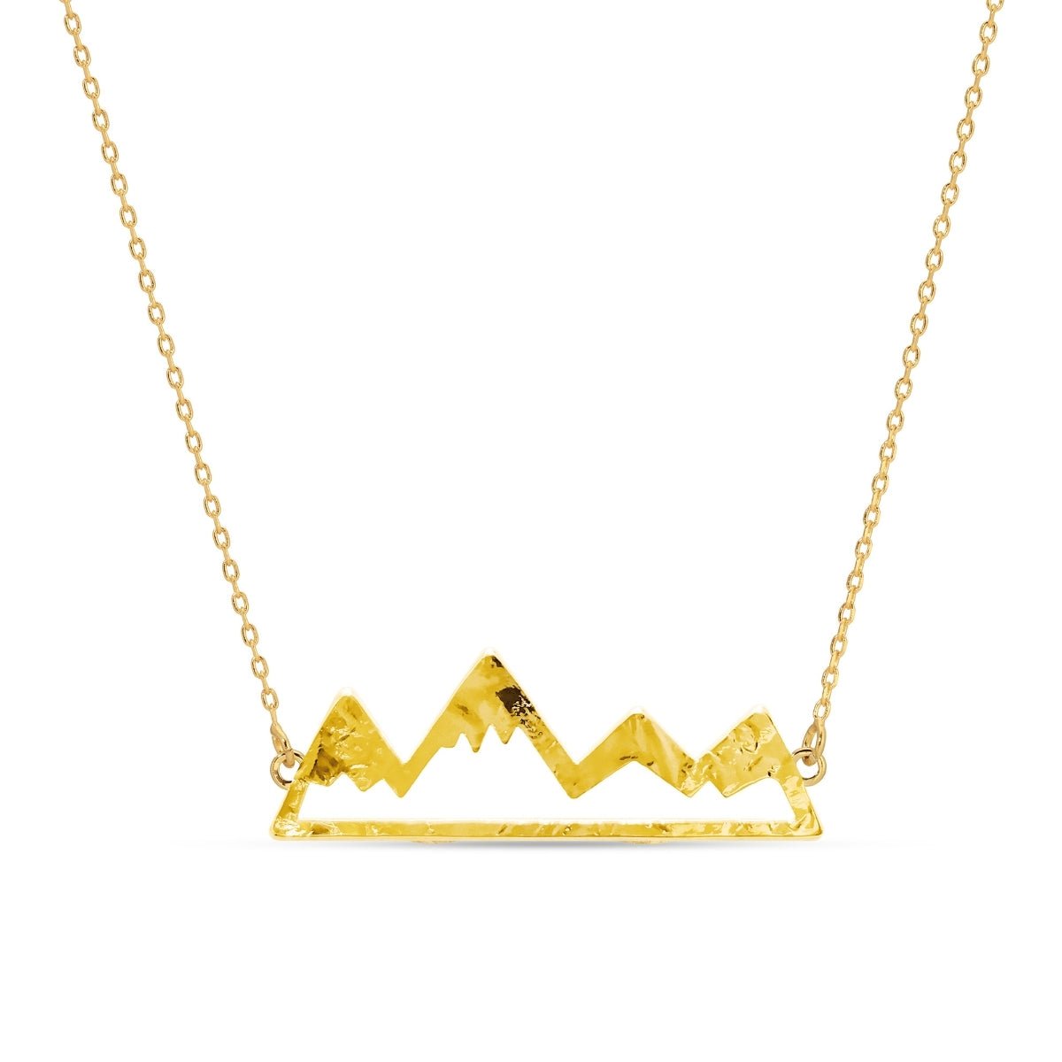 Gilded Mountain Scene Necklace - Splendid Iris