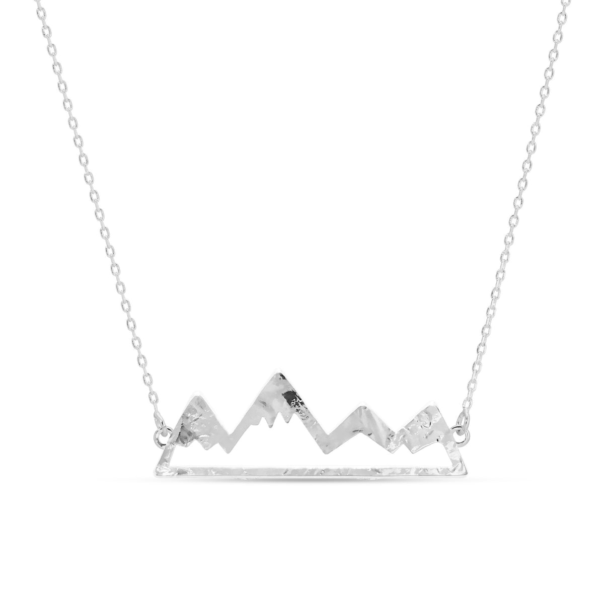 Gilded Mountain Scene Necklace - Splendid Iris