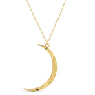 Gilded Moon Crescent Necklace - Splendid Iris