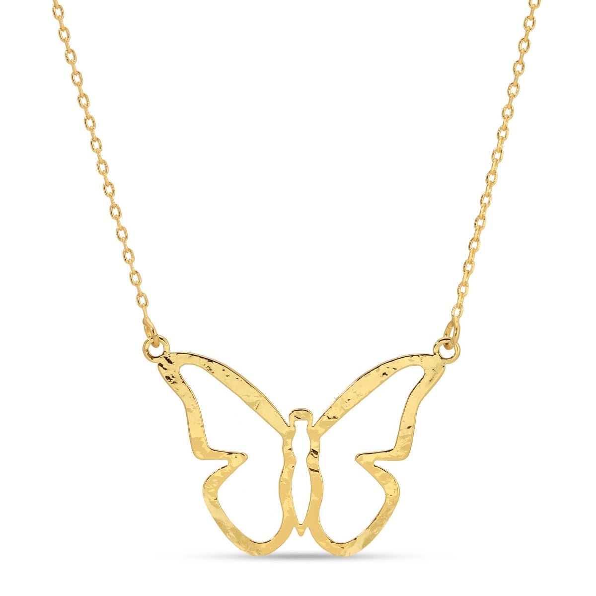 Gilded Butterfly Necklace - Splendid Iris