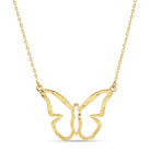 Gilded Butterfly Necklace - Splendid Iris