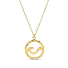 Gilded Wave Necklace - Splendid Iris