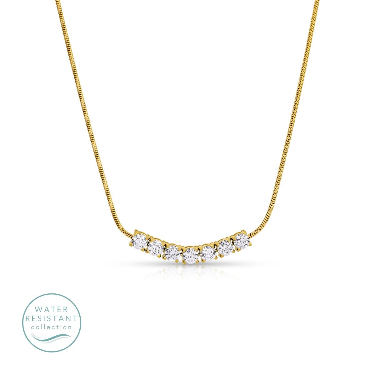 アクセサリー everyone 18k gold simple necklace Stainless Steel CZ Necklaces | Unique Gifts for Her – Splendid Iris
