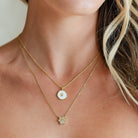 Delicate Paw Print Necklace - Splendid Iris