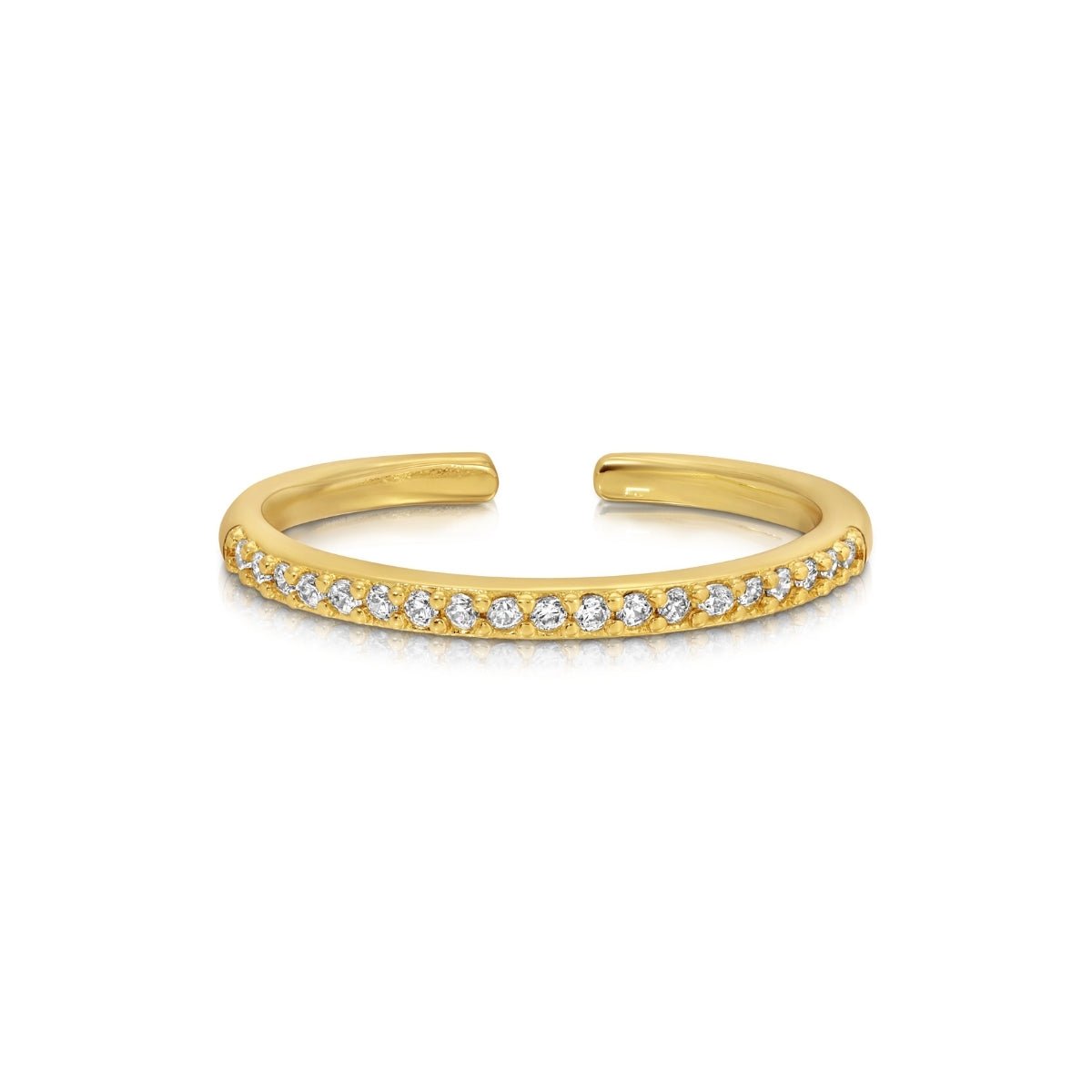 Ultra Delicate Pavé Ring - Splendid Iris