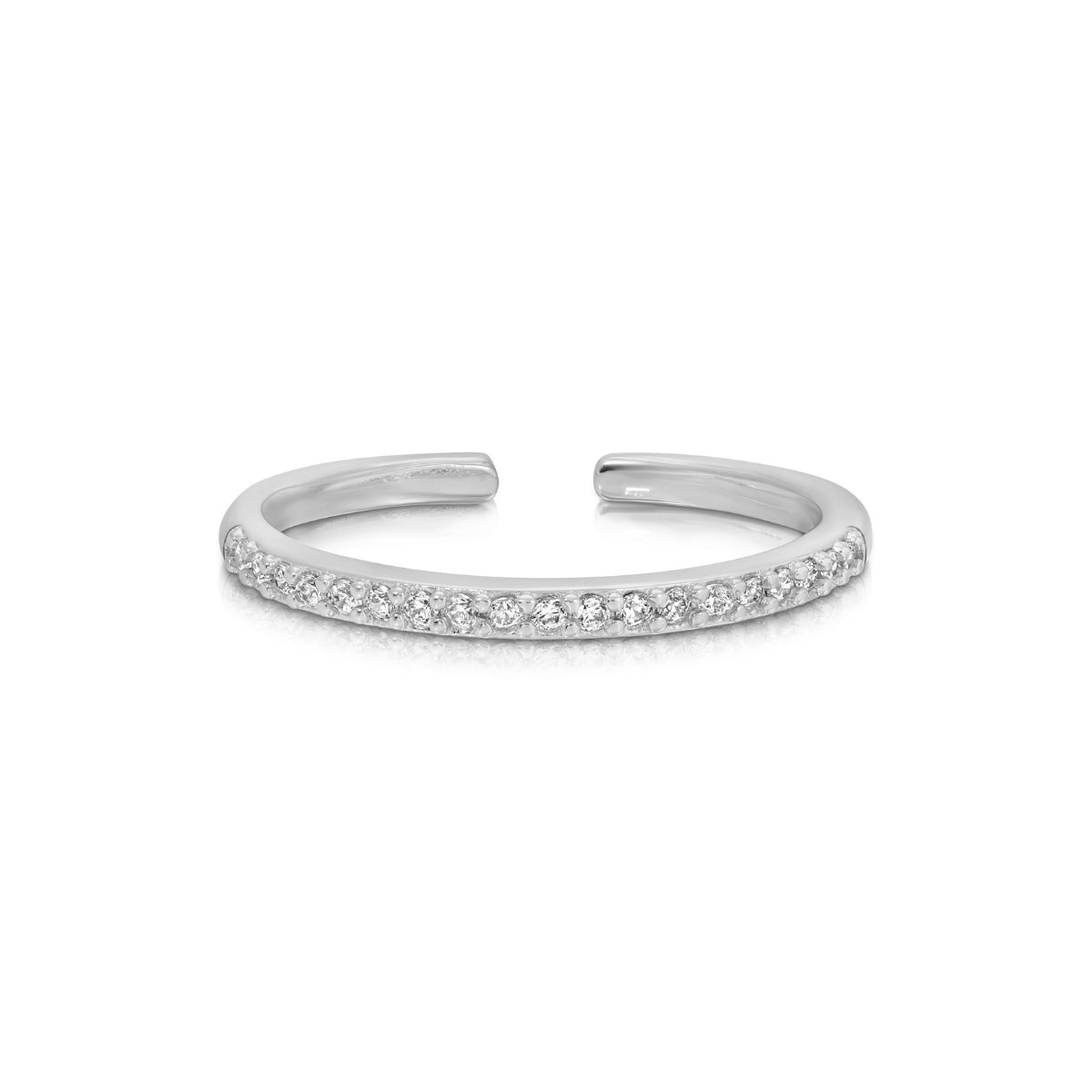 Ultra Delicate Pavé Ring - Splendid Iris