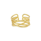 Multi Layer Adjustable Ring - Splendid Iris