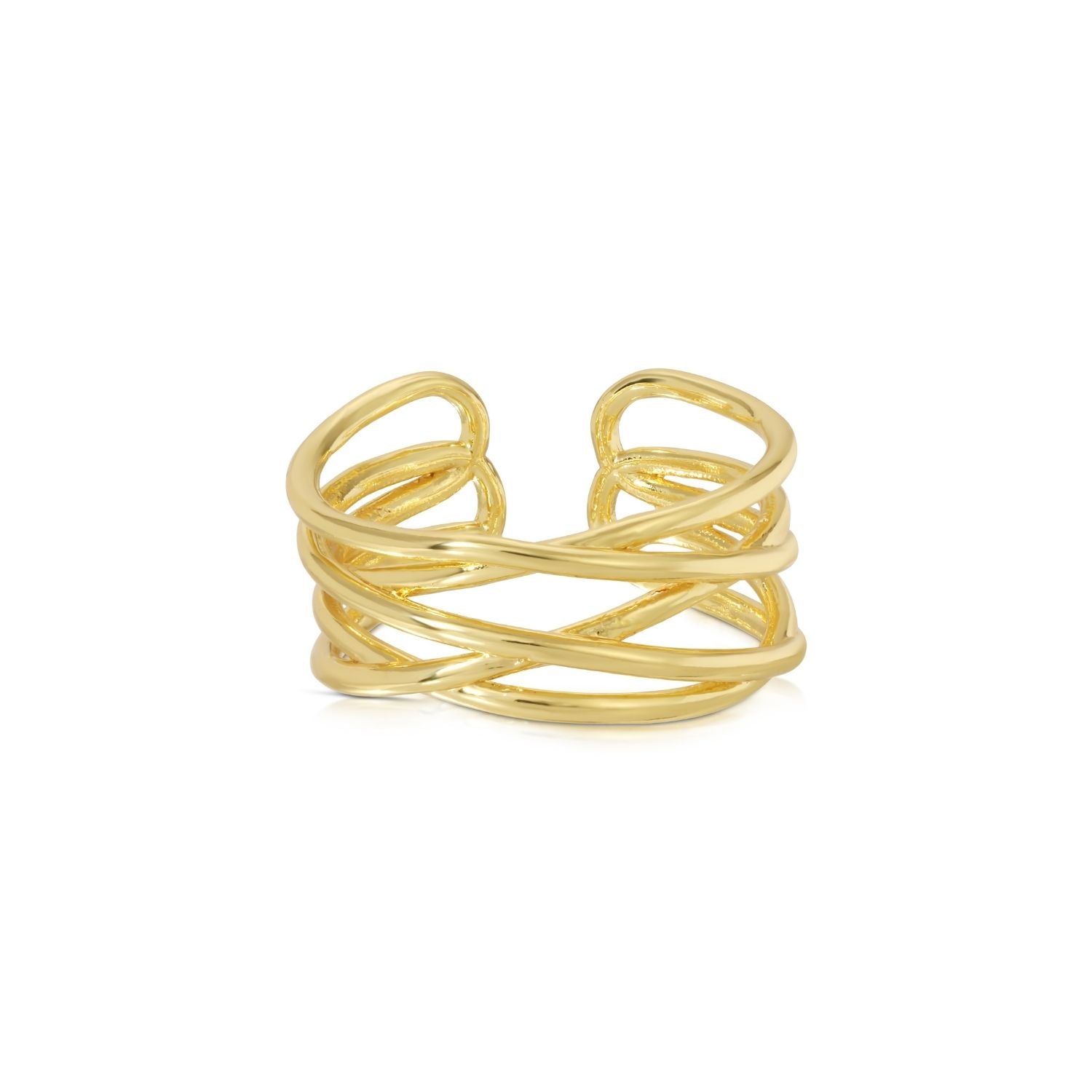 Multi Layer Adjustable Ring - Splendid Iris