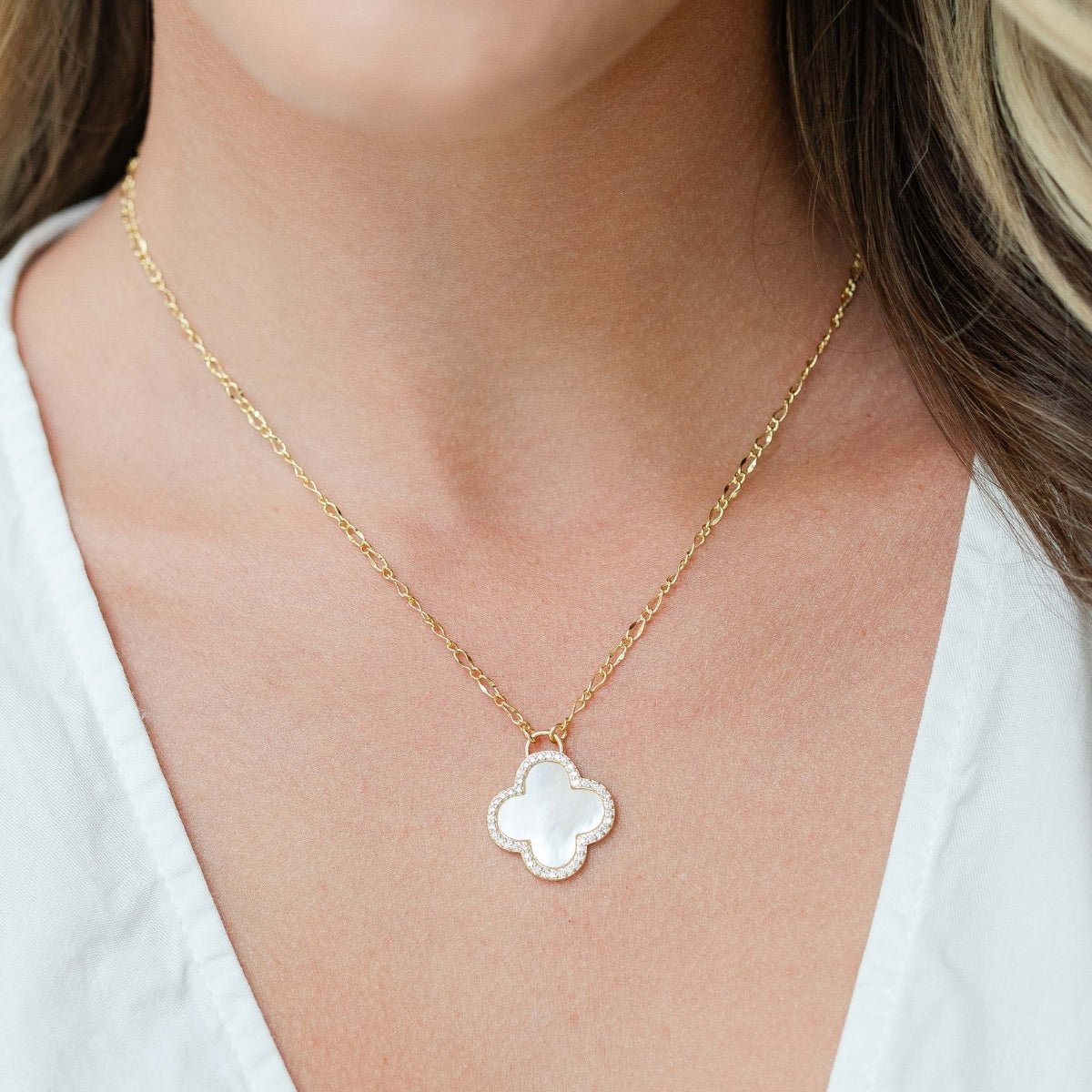 18K Gold-Plated Clover Necklaces | Unique Jewelry Under $50 for