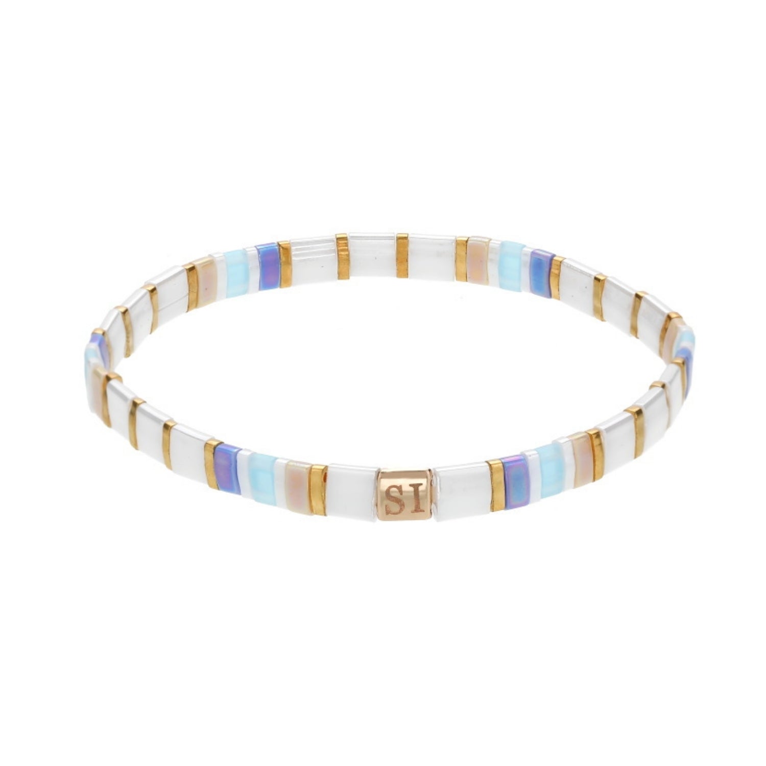 Miyuki Tila Bracelets - Splendid Iris