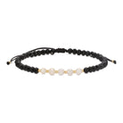 Pearl & Crystal Adjustable Bracelet - Splendid Iris