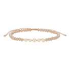 Pearl & Crystal Adjustable Bracelet - Splendid Iris