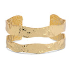 Bold Textured Cuff Bracelet - Splendid Iris