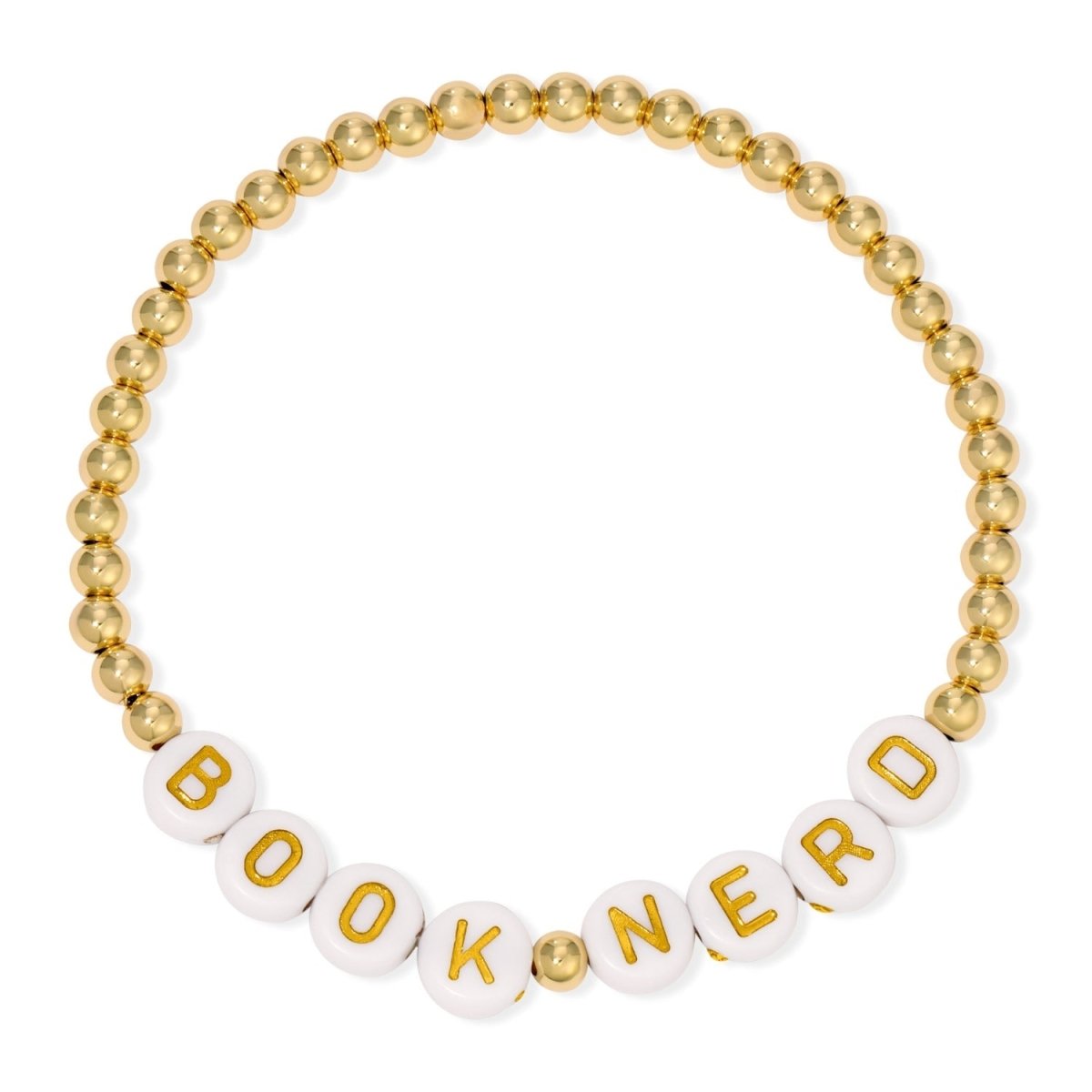 BOOK NERD Beaded Bracelet - Splendid Iris