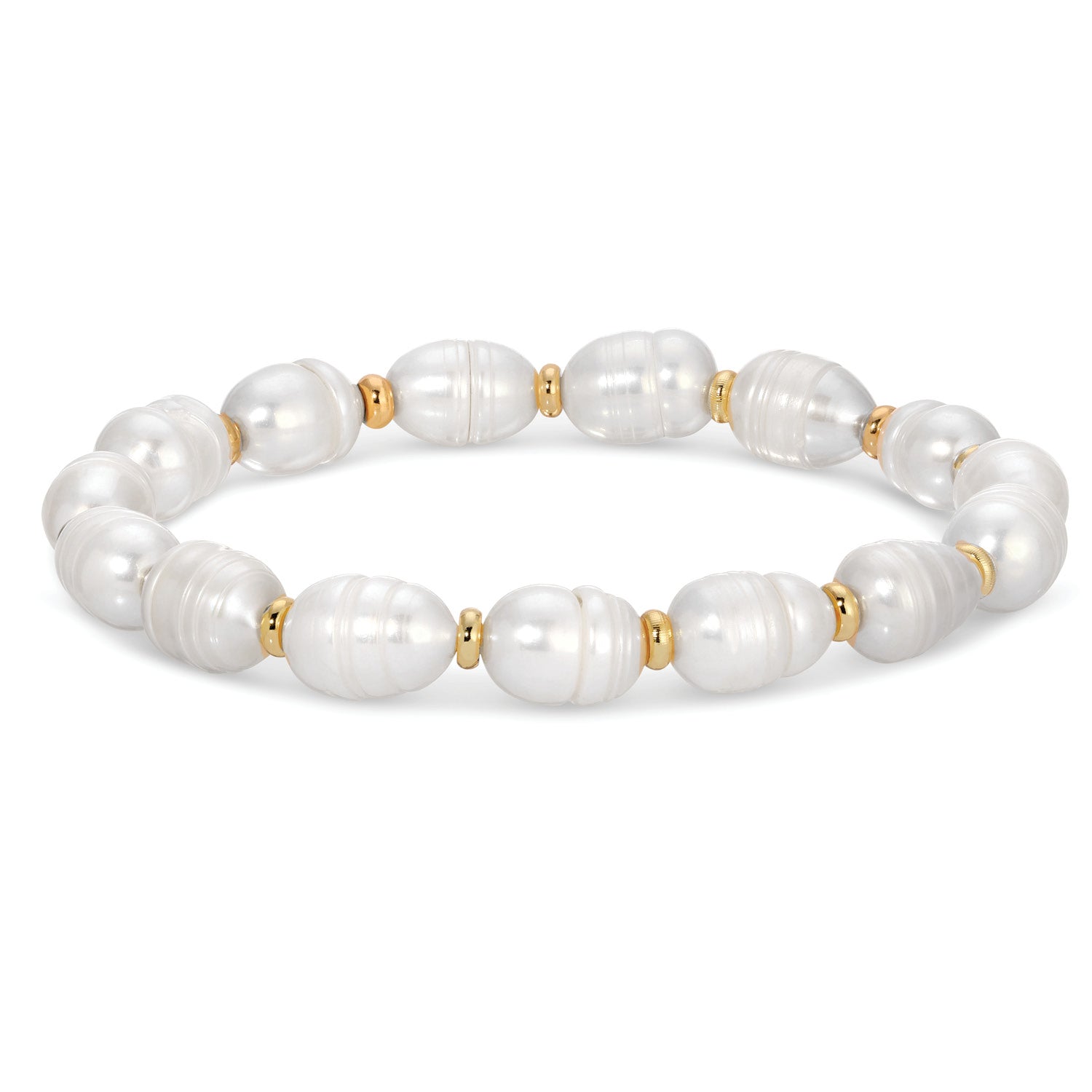 Pearl Obsession Stretch Bracelet - Splendid Iris