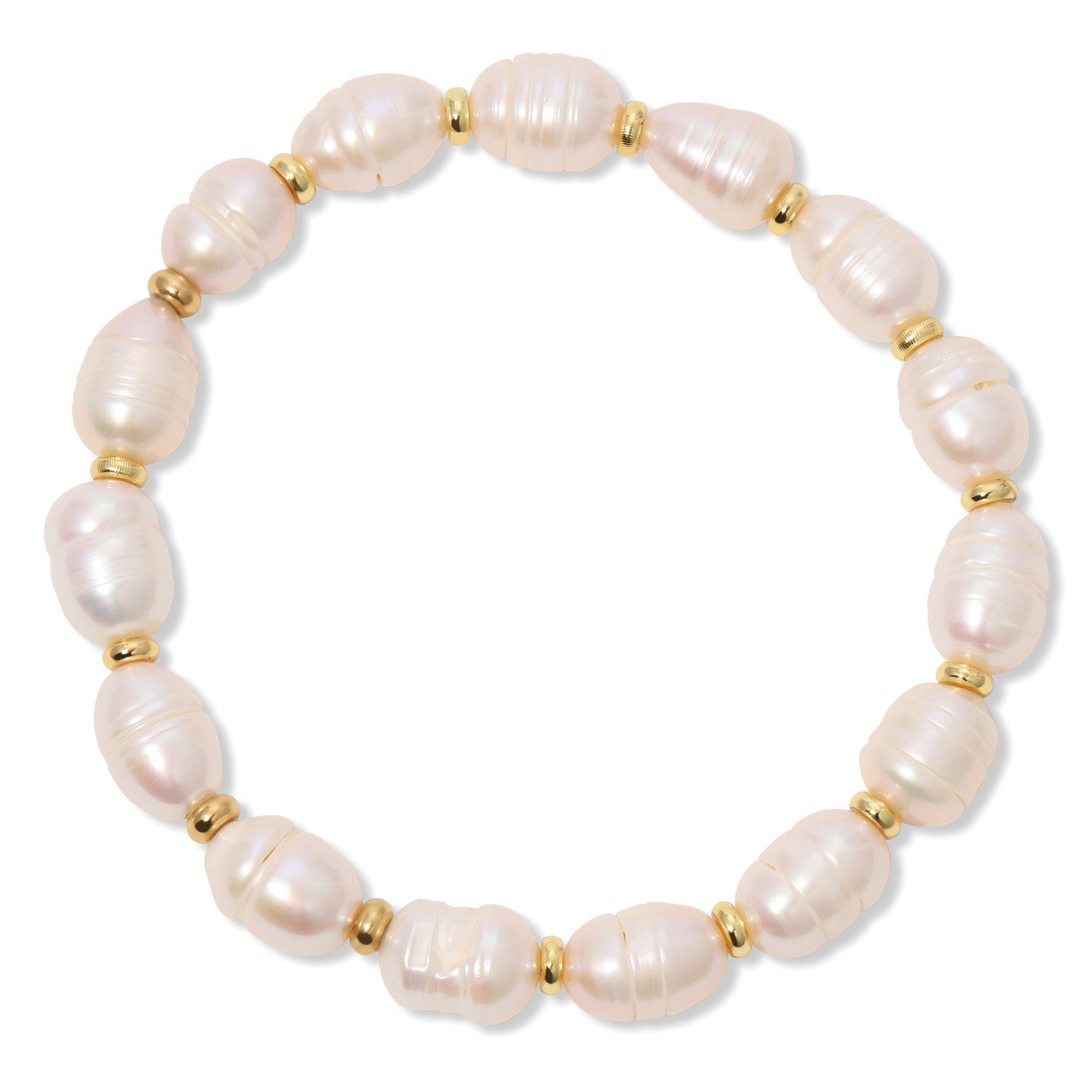 Pearl Obsession Stretch Bracelet - Splendid Iris