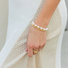 Pearl Obsession Stretch Bracelet - Splendid Iris