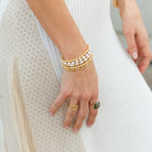 Pearl Obsession Stretch Bracelet - Splendid Iris