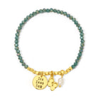 Sea, Sun and Sandals Stretch Charm Bracelet - Splendid Iris