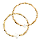 Set/2 Quatrefoil Stretch Bracelets - Splendid Iris