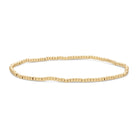 Set/4 Gold Stretch Bracelets (2mm) - Splendid Iris