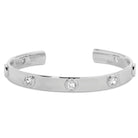 Cubic Zirconia Cuff Bracelet - Splendid Iris