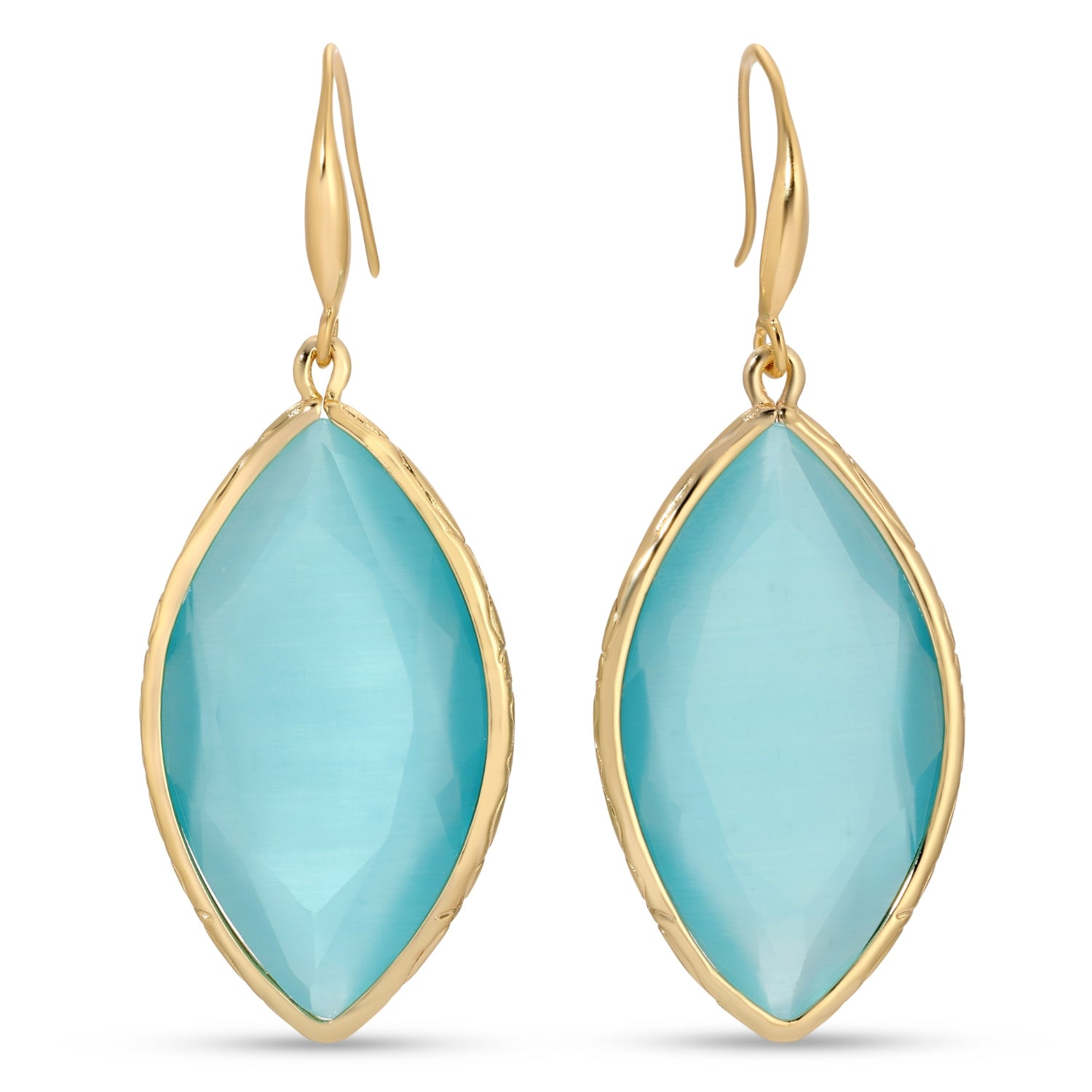 Jordan, Stone Earrings - Splendid Iris