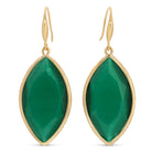 Jordan, Stone Earrings - Splendid Iris